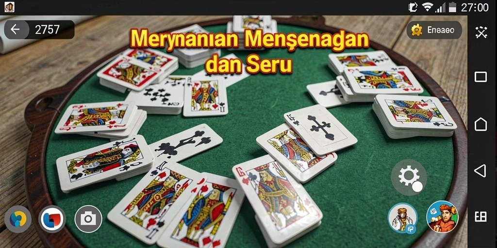 Screenshot gameplay 2757 menunjukkan aksi seru permainan Domino.