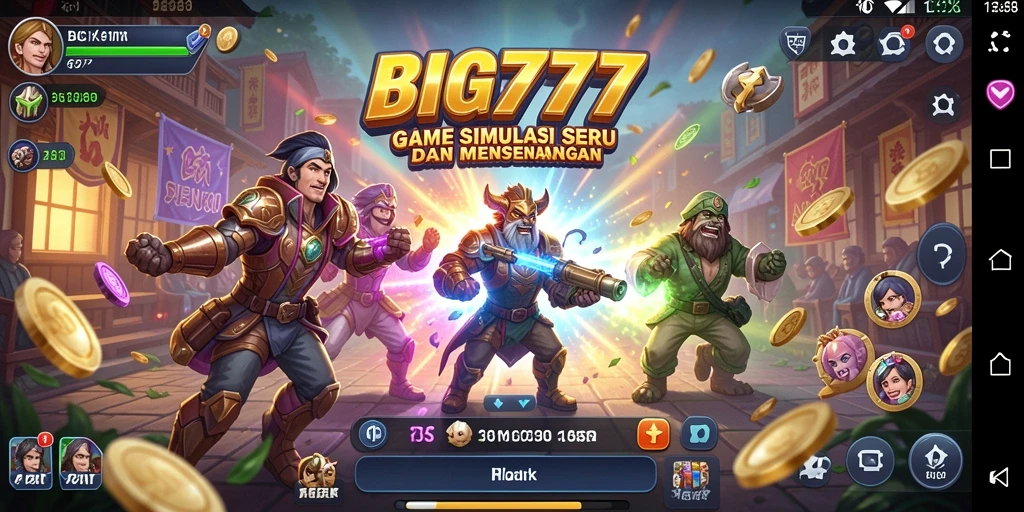 Tampilan gameplay seru dalam BIG777 yang penuh tantangan.