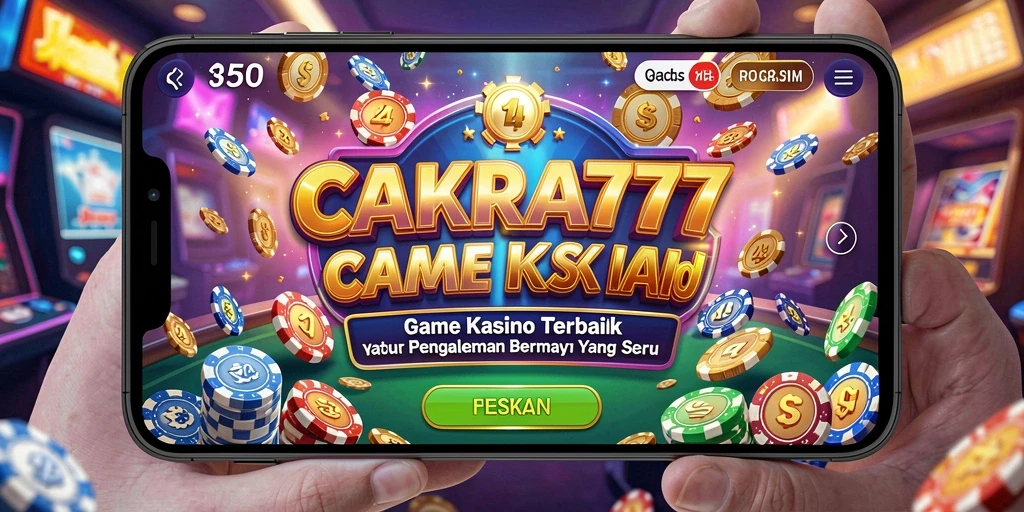 Tampilan gameplay seru dan inovatif dari CAKRA777 di aplikasi Kasino.