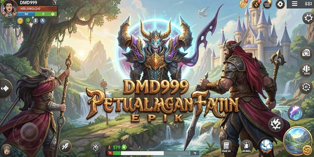 Tampilan gameplay DMD999 dengan aksi RPG yang seru.