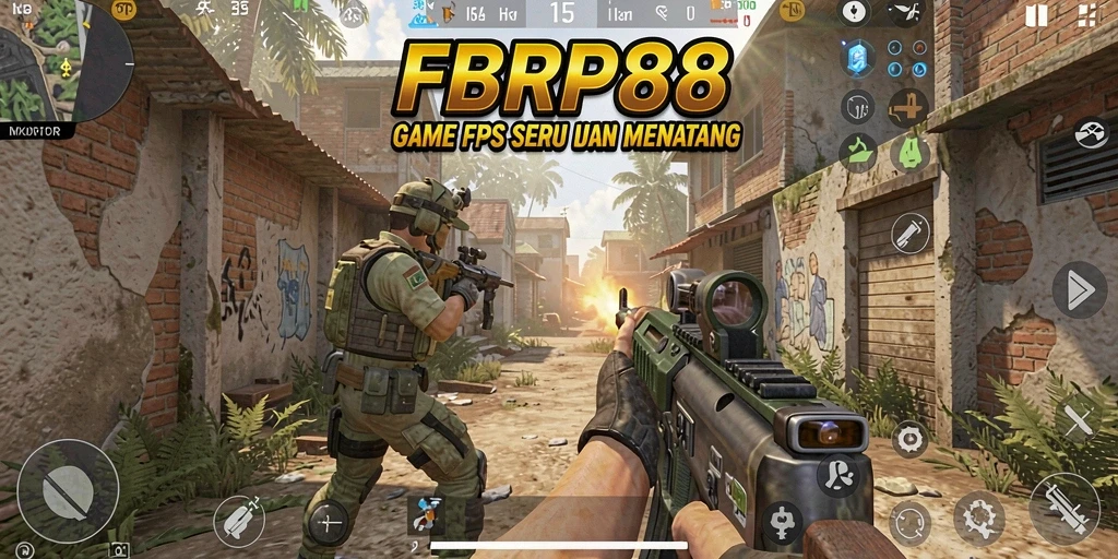 Gameplay FBRP88 yang intens dan menegangkan saat perang.