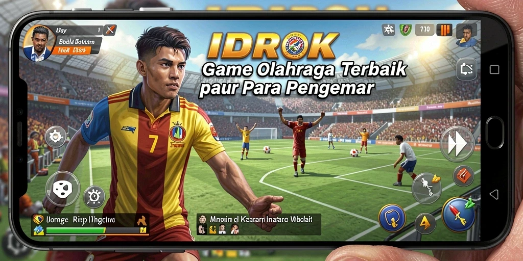 Gameplay seru IDROK dalam olahraga yang menantang dan kompetitif.