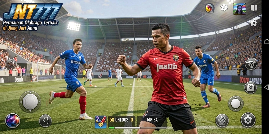Tangkap layar utama gameplay <strong>JNT777</strong> yang menampilkan aksi seru dalam olahraga.