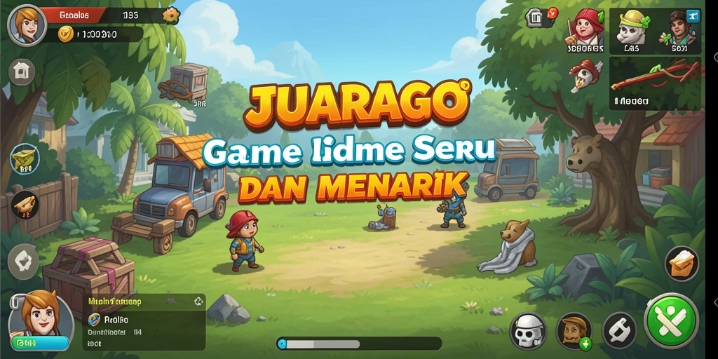Screenshot JUARAGO menampilkan gameplay seru dan interaksi dalam permainan Idle.