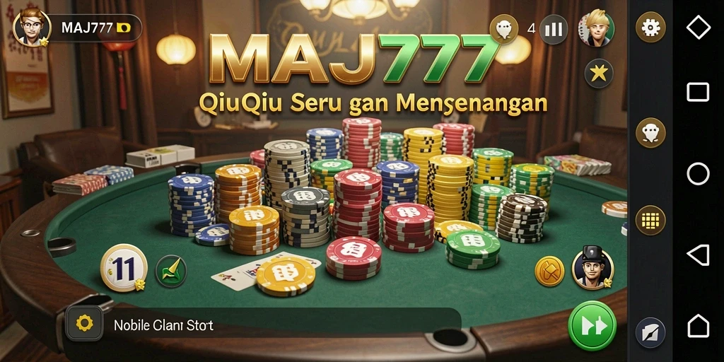 Tampilan minimalis dan gameplay mendebarkan QiuQiu di MAJ777.