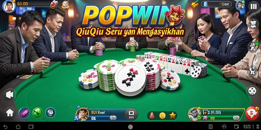 Screenshot gameplay QiuQiu yang penuh aksi.