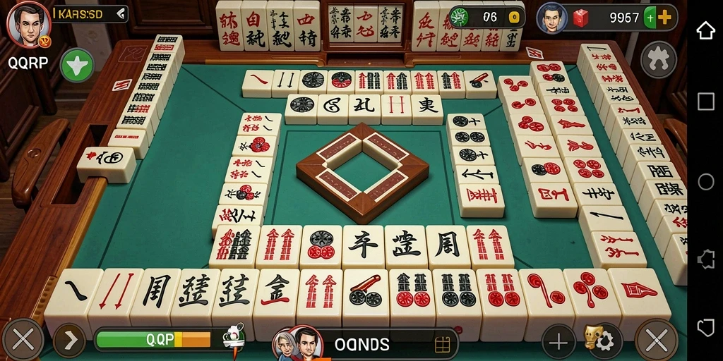 Tampilan gameplay Mahjong yang mengasyikkan dan menantang.