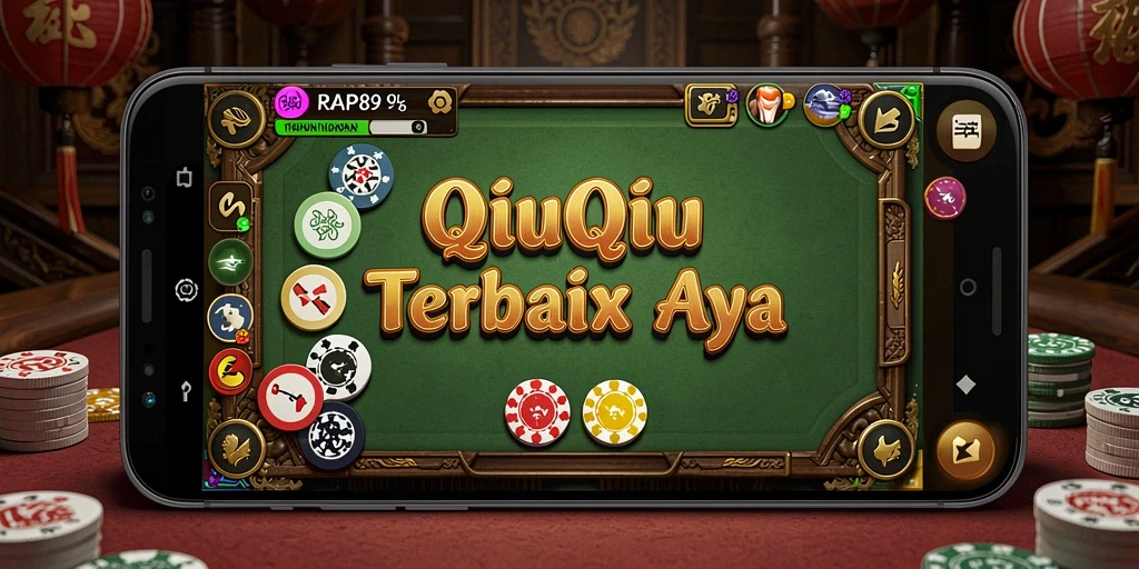 Tampilan menarik dari gameplay QiuQiu di RAP89.