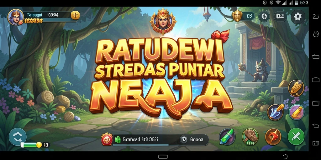 Tampilan gameplay strategis yang mengesankan dari RATUDEWI.