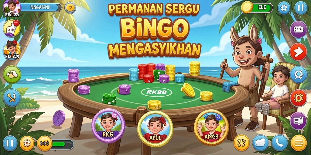 Tampilan gameplay RK88 yang menawan dan penuh warna.