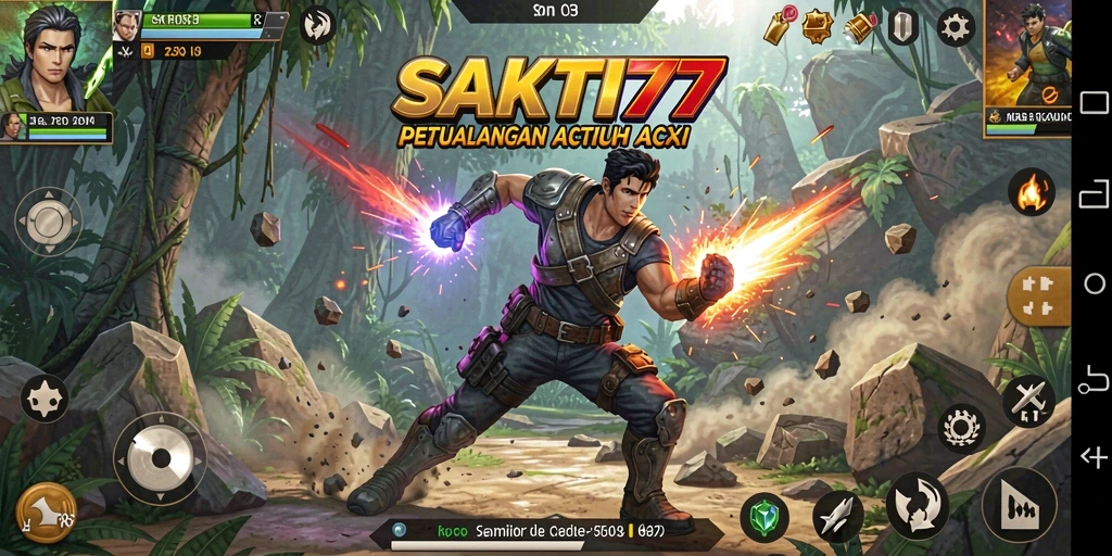 Tangkapan layar SAKTI77 menampilkan aksi pertempuran yang seru.
