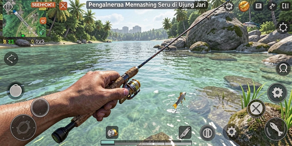 Tangkapan ikan yang luar biasa di permainan SEHOKI.