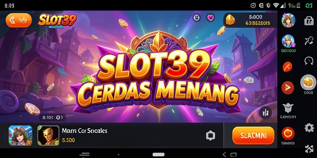 Menampilkan tampilan seru dari gameplay SLOT39 yang menantang.