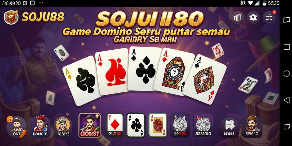 Tampilan seru gameplay SOJU88 dengan berbagai momen menenangkan.