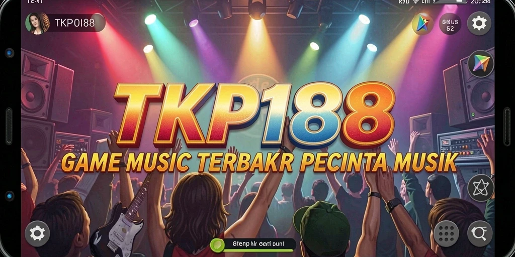 Screenshot gameplay menarik dari TKP188 yang menampilkan pengalaman musik.